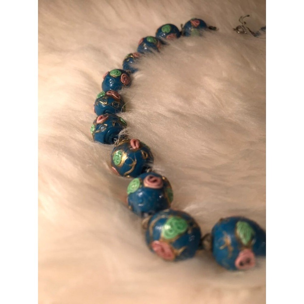 Murano Venetian Wedding Cake Necklace